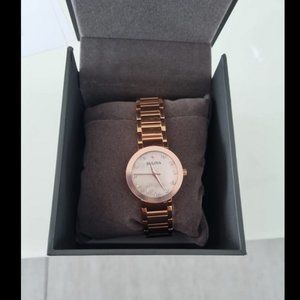 Bulova Ladies Modern Futuro Diamond Watch Model 97P133